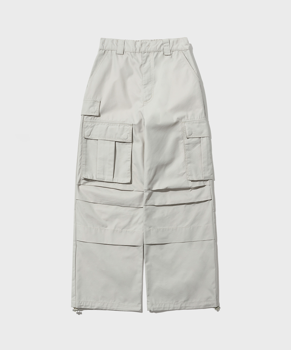 Combat Pocket Cargo Pants_Light Gray